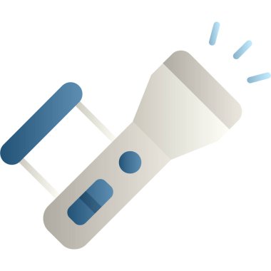 Tıbbi yüz simgesi vektör çizimine sahip tıbbi termometre