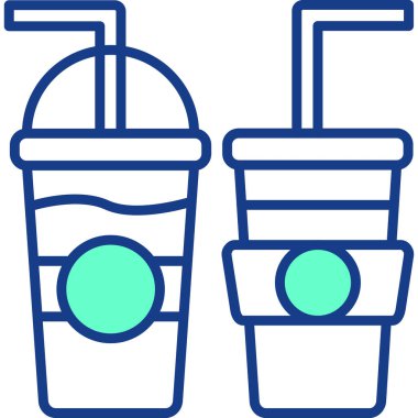 Simge vektör çizim içecekler