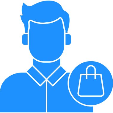 Müşteri hizmeti simgesi basit tasarım