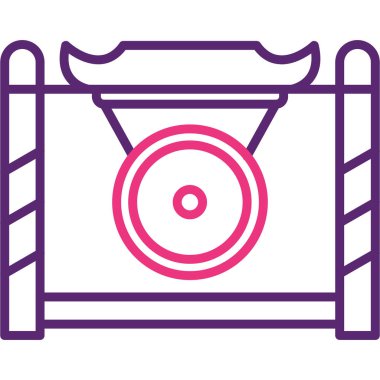 davul. Web simgesi vektör illüstrasyonu