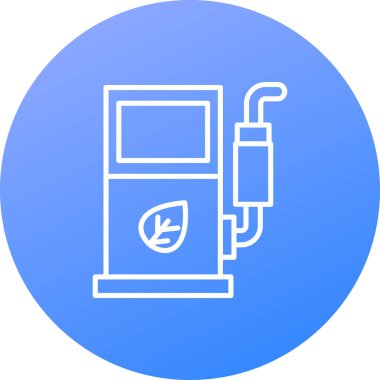 Yakıt simgesinin vektör çizimi