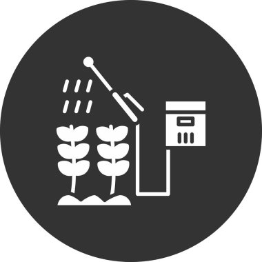 Modern çiftlik simgesinin vektör illüstrasyonu