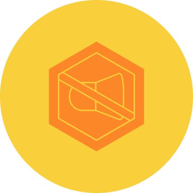 Tek bir simgenin vektör illüstrasyonu