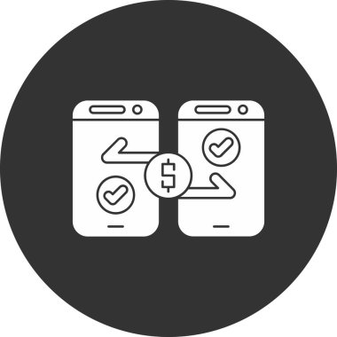 mobil uygulama simgesi, vektör illüstrasyonu