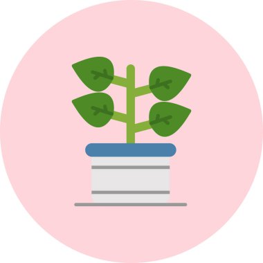 bitki simgesi vektör illüstrasyonu