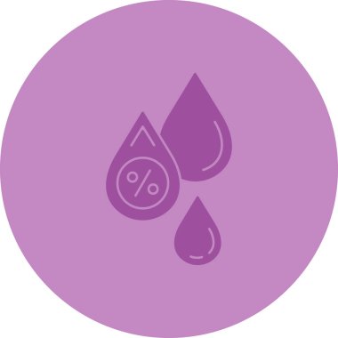 Su damlasının vektör çizimi