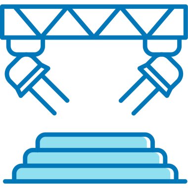 Çit. Web simgesi basit illüstrasyon