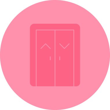 Kapı simgesinin vektör illüstrasyonu