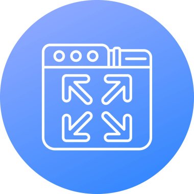 vektör ağ geri dönüşüm simgesi