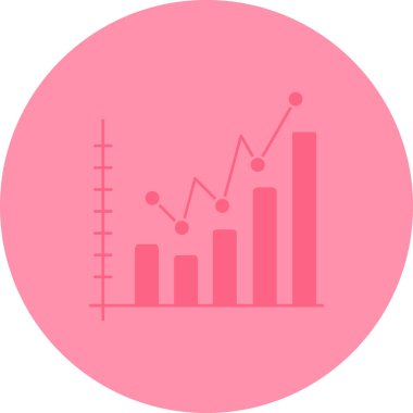 İş ve finans simgesinin vektör illüstrasyonu