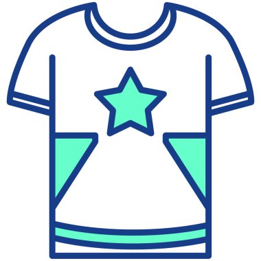 Gömlek. Web simgesi basit illüstrasyon