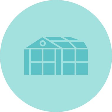 Modern çiftlik simgesinin vektör illüstrasyonu