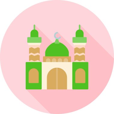 Cami simgesi, basit vektör illüstrasyonu