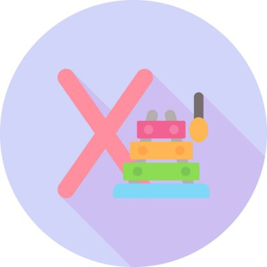 Barbekünün basit simgesi, vektör illüstrasyonu