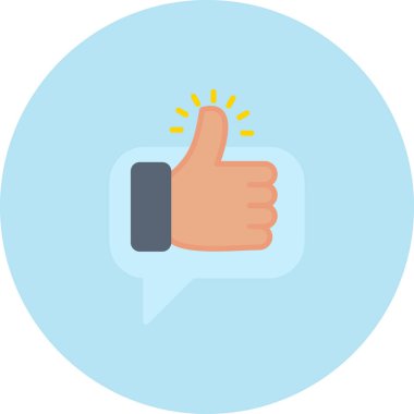 başparmağınızı doldurulmuş bir simge gibi yukarı kaldırın - taslak biçimi