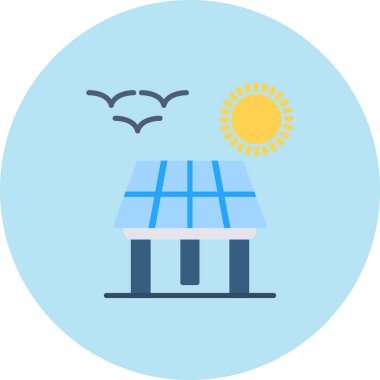 Güneş Simgesi Vektör illüstrasyonu