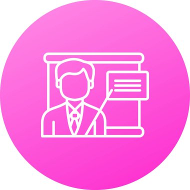 İş ve finans simgesinin vektör illüstrasyonu