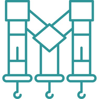 Modern bir simgenin vektör illüstrasyonu