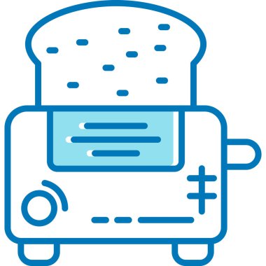 ekmek web simgesi, basit tasarım illüstrasyonu