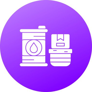 Yağ. Web simgesi basit illüstrasyon