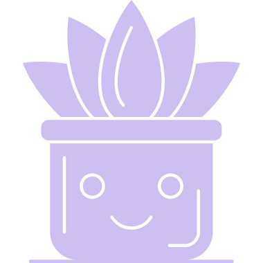 saksı. Web simgesi basit illüstrasyon