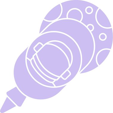 Roket. Web simgesi basit tasarım