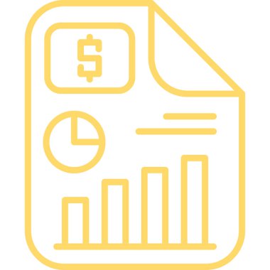 finansal simge vektör illüstrasyonu