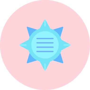 Yıldız. Web simgesi basit illüstrasyon