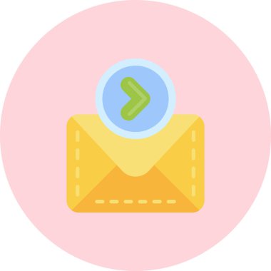 Posta zarf vektör çizim