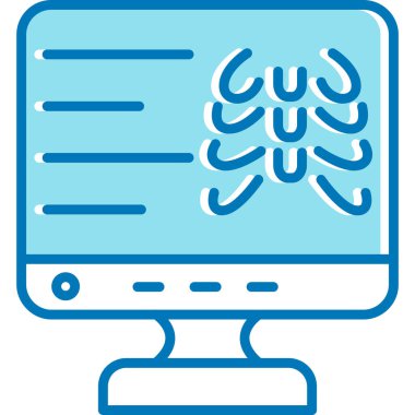 Virüs. Web simgesi basit illüstrasyon