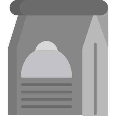 yiyecek yassı simgeleri, vektör illüstrasyonu