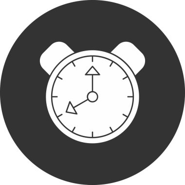 Çalar saat simgesi, basit tarzı