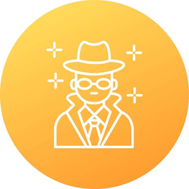 Sakallı ve bıyıklı bir adamın vektör çizimi