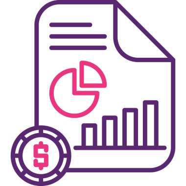 İş. Web simgesi basit illüstrasyon