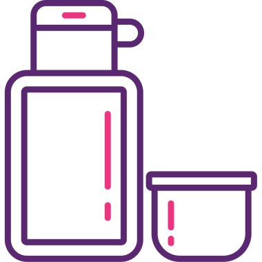 Şişe. Web simgesi basit tasarım