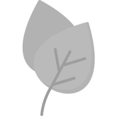 Yaprak bitkisi ekolojisi simgesi katı biçimde