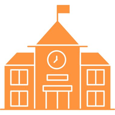 Saat simgesi. vektör illüstrasyonu