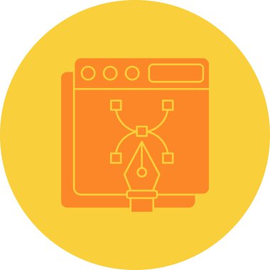 Modern b 'nin vektör illüstrasyonu eksik simgesi