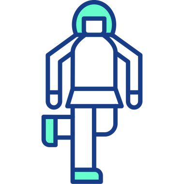 Robotun vektör çizimi, modern simge