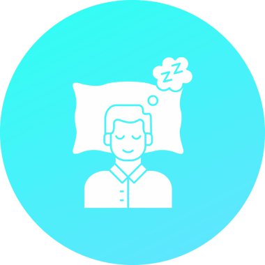 Siyah ve yeşil çizgili adam simgesi beyaz arkaplanda izole edildi. Renkli taslak konsepti. vektör illüstrasyonu