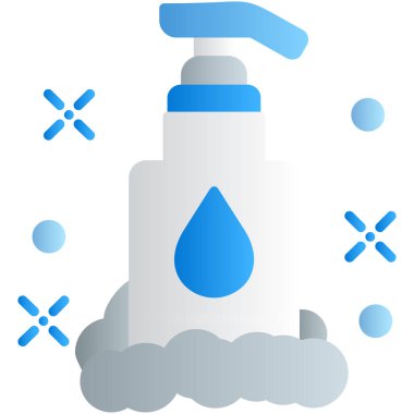 Su. Web simgesi basit illüstrasyon