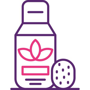 Şişe. Web simgesi basit illüstrasyon