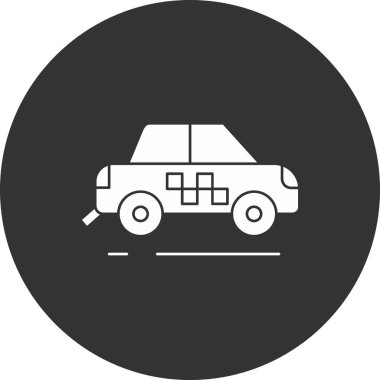 araba simgesi vektör illüstrasyonu