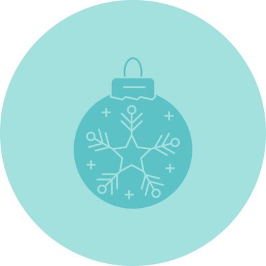 Eşsiz Noel Kar Tanesi vektör simgesi