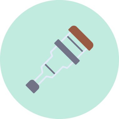 Koltuk değnekleri simgesi, vektör illüstrasyonu basit tasarım