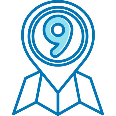 Madalya. Web simgesi basit illüstrasyon