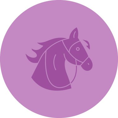 at simgesi vektör illüstrasyonu