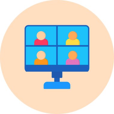 İnsan simgesinin vektör illüstrasyonu