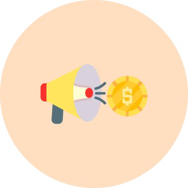 İş düz simgesi, vektör illüstrasyonu