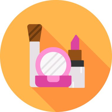 Makyaj renkli vektör simgesi